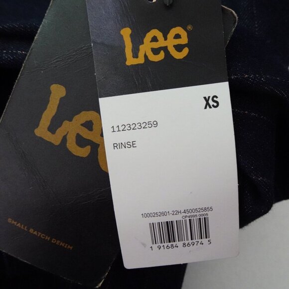 Lee Union-Alls Coverall Jumpsuit Women's Size XS Blue Metallic Pinstripe - Picture 10 of 12